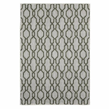 UNITED WEAVERS OF AMERICA 5 ft. 3 in. x 7 ft. 6 in. Augusta Belle Mare Green Rectangle Area Rug 3900 10445 69